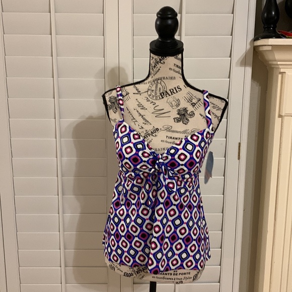 NWT Swim Solutions Jewels Bust Control Swim Size 8 - Picture 3 of 16